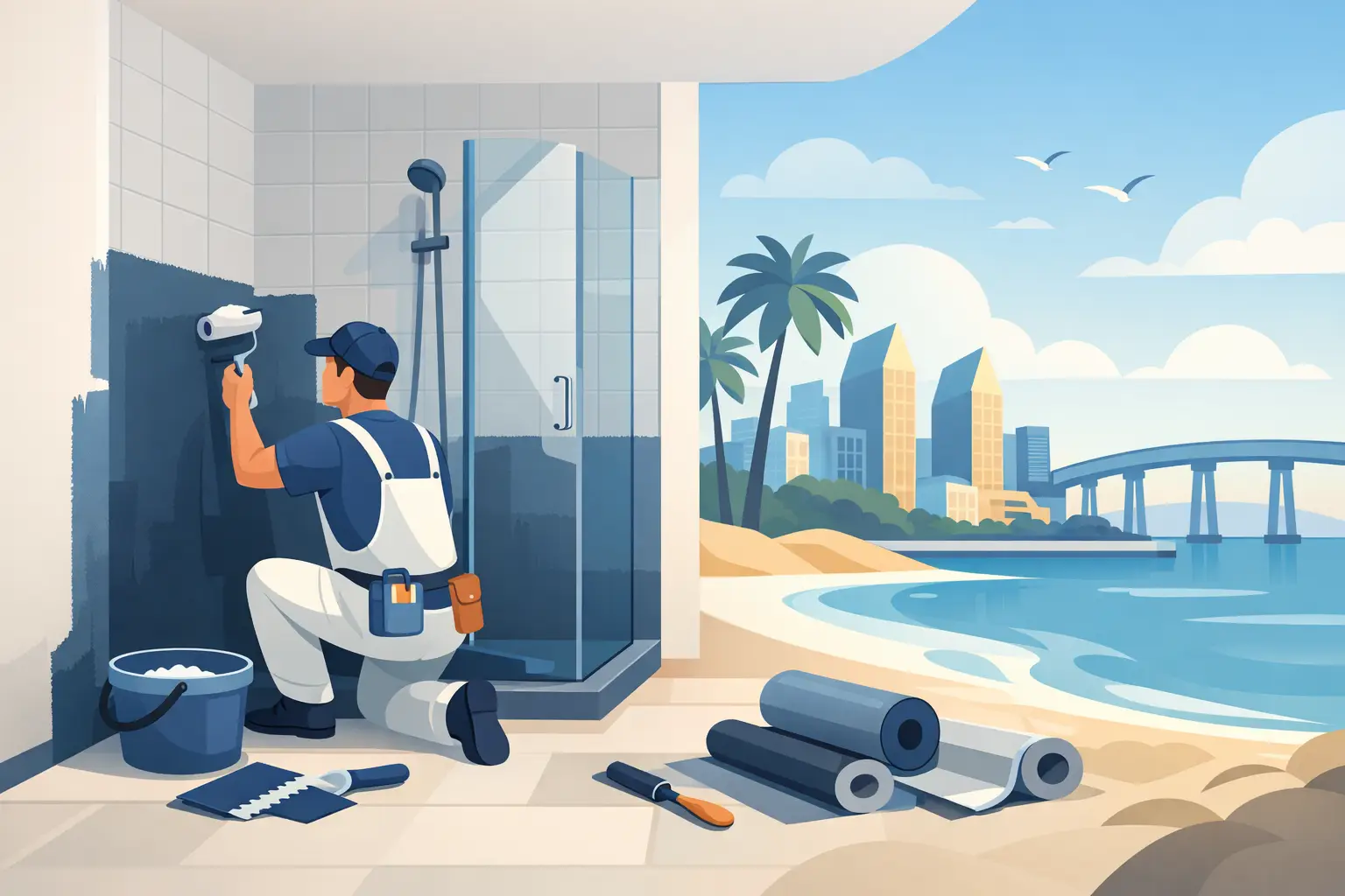 Shower Waterproofing Contractor in San Diego