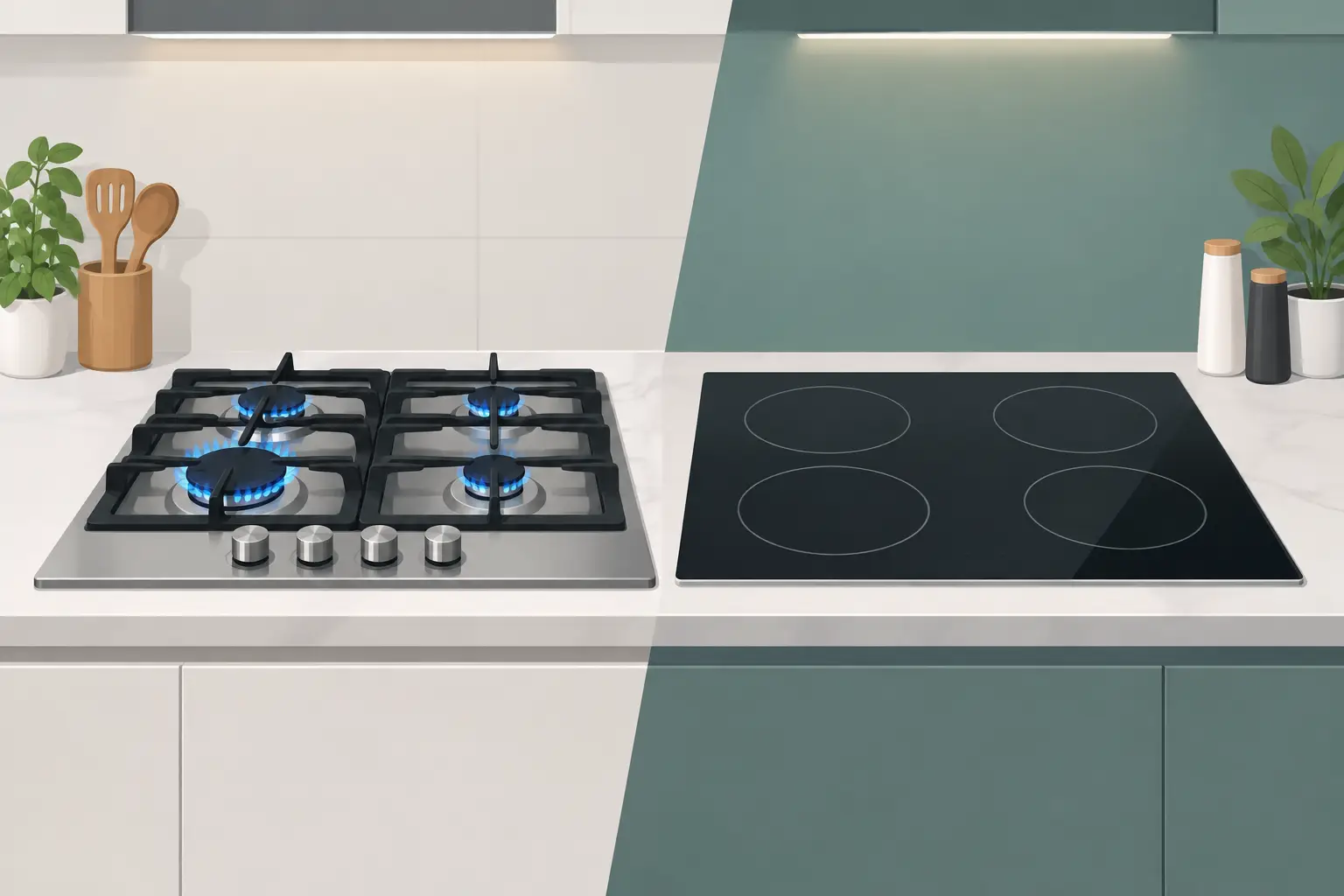 Gas Versus Electric Cooktops for Your Kitchen